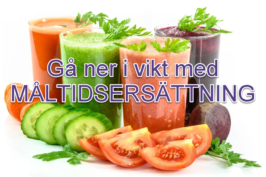 Gå ner i vikt med måltidsersättning
